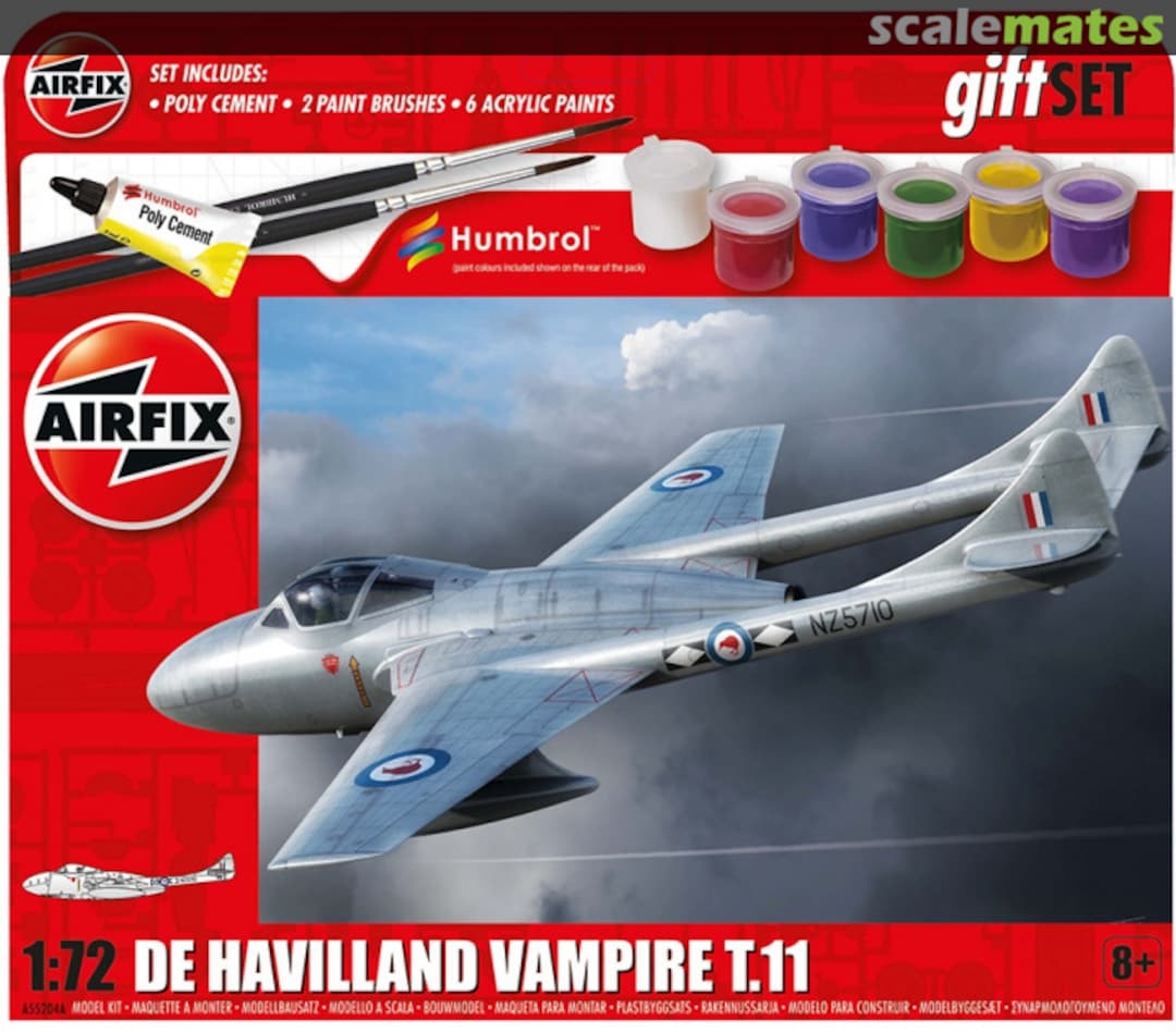 Boxart De Havilland Vampire T.11 A55204A Airfix