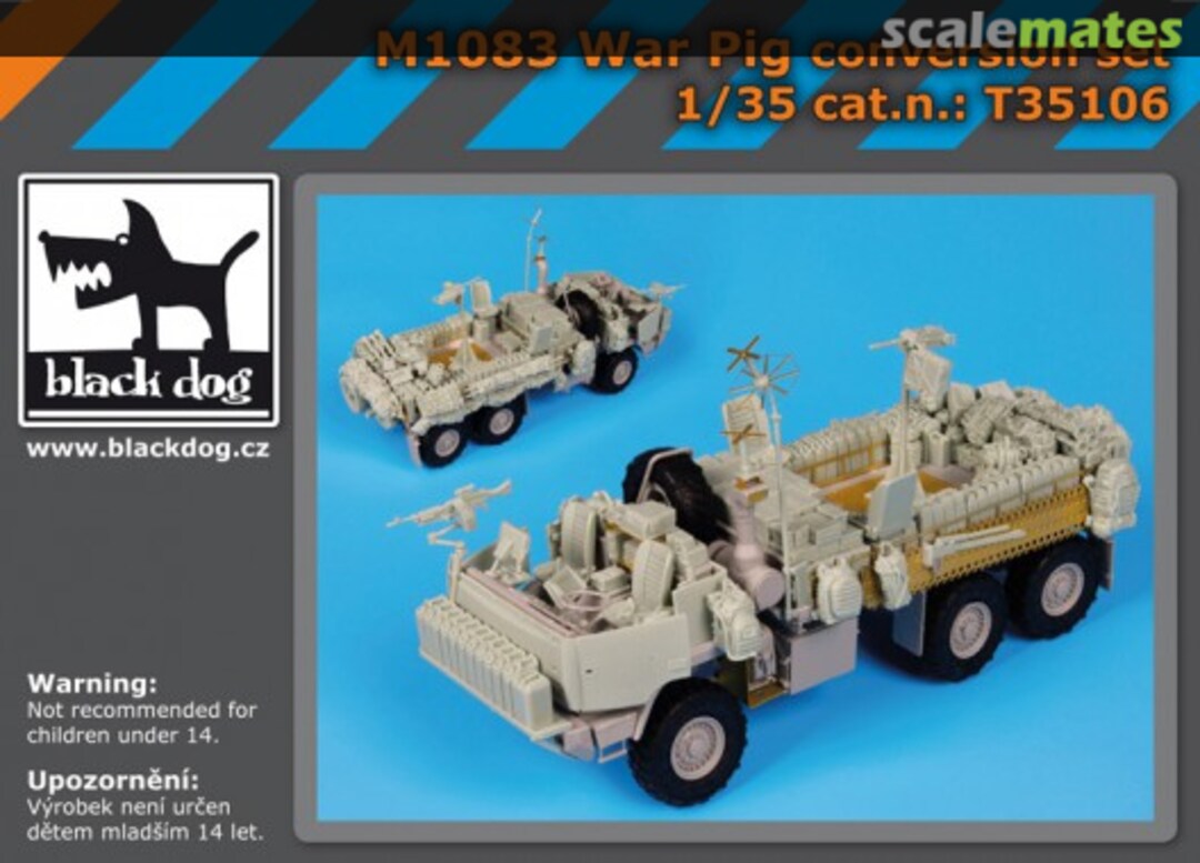 Boxart M1083 War Pig accessories set T35106 Black Dog