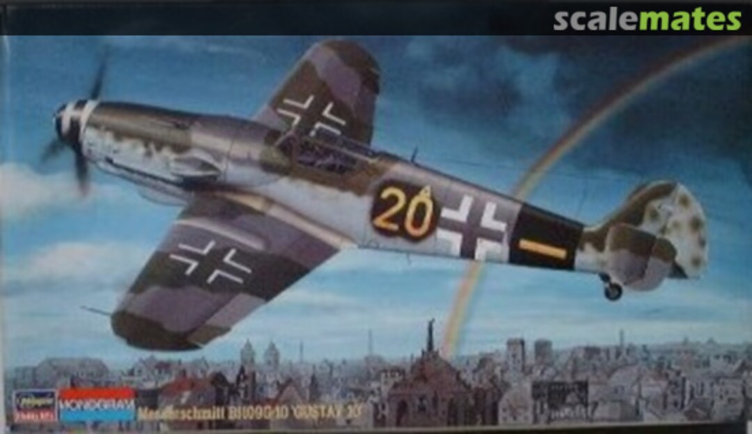 Boxart Messerschmitt Bf109G-10 'Gustav 10' 86079 Hasegawa/Monogram