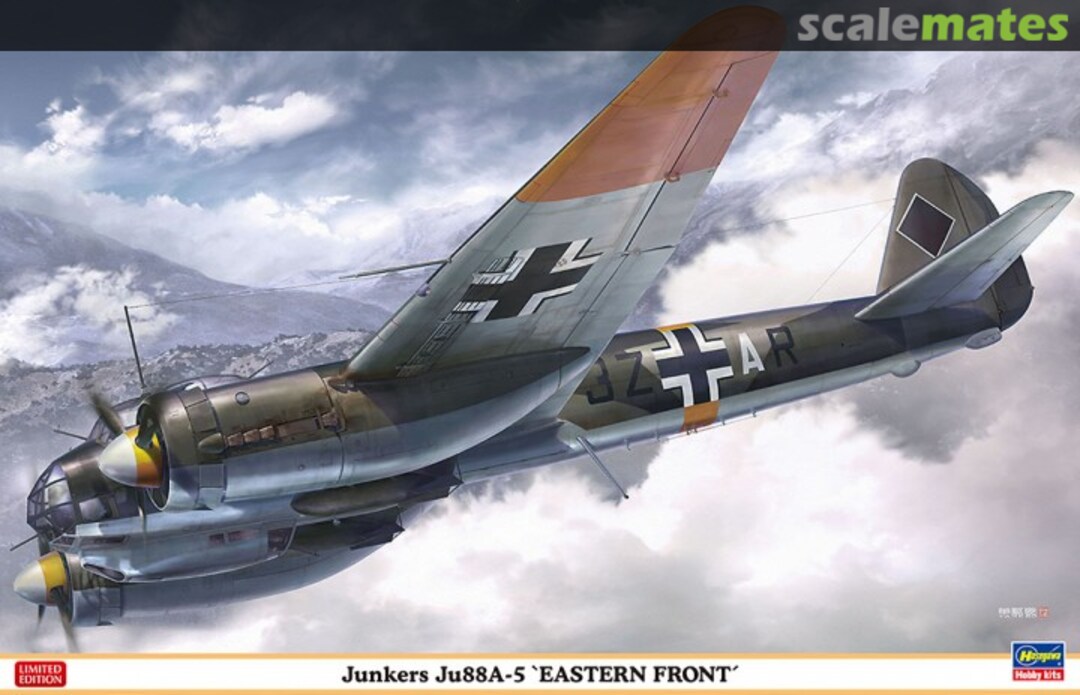 Boxart Junkers Ju88A-5 `Eastern Front´ 07446 Hasegawa