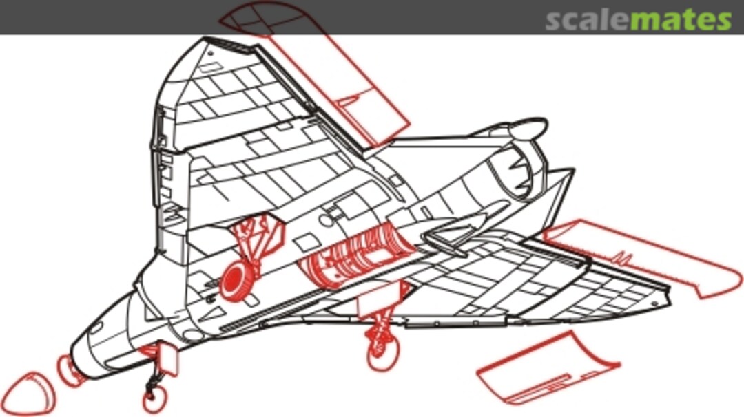 Boxart F4D-1 - detail set 7016 CMK