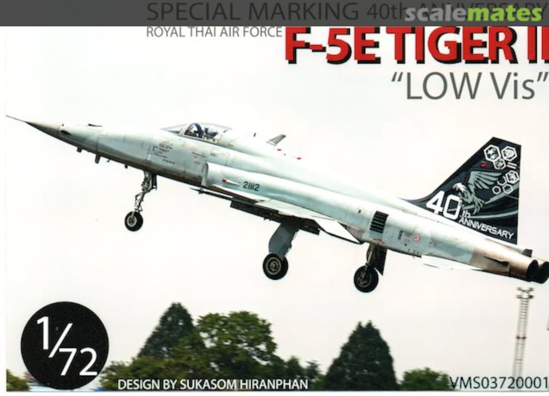 Boxart F-5E Tiger II - Royal Thai Air Force VMS0372002 Veha Maestro Decals