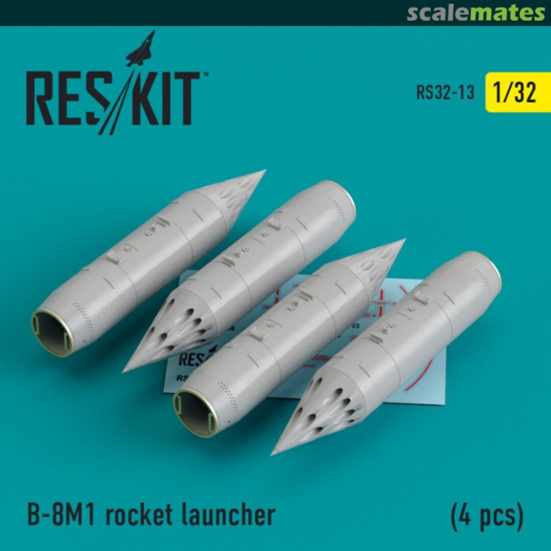 Boxart B-8M1 rocket launcher RS32-0013 ResKit