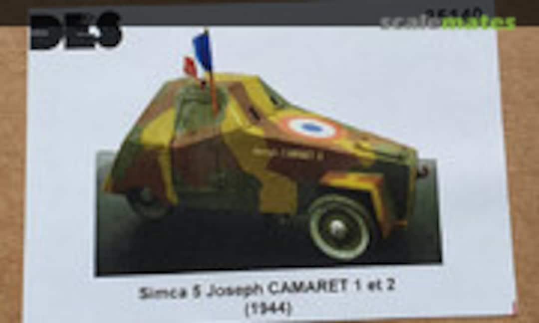 1:35 Simca 5 Joseph CAMARET 1 et 2 (1944) (DES Kit 35140)