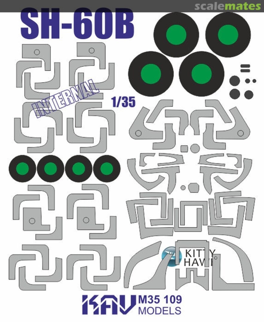 Boxart SH-60B paint masks KAV M35 109 KAV models