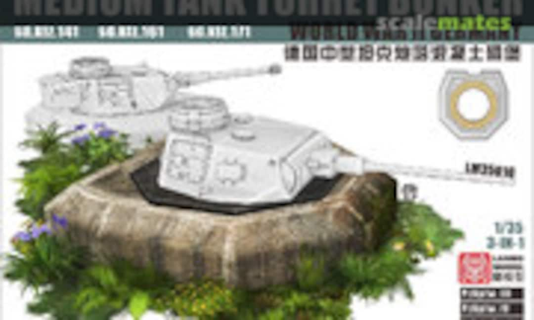 1:35 Medium Tank Turret Bunker Sd.Kfz.141, Sd.Kfz.161, Sd.Kfz.171 (LANMO Model LM35016)