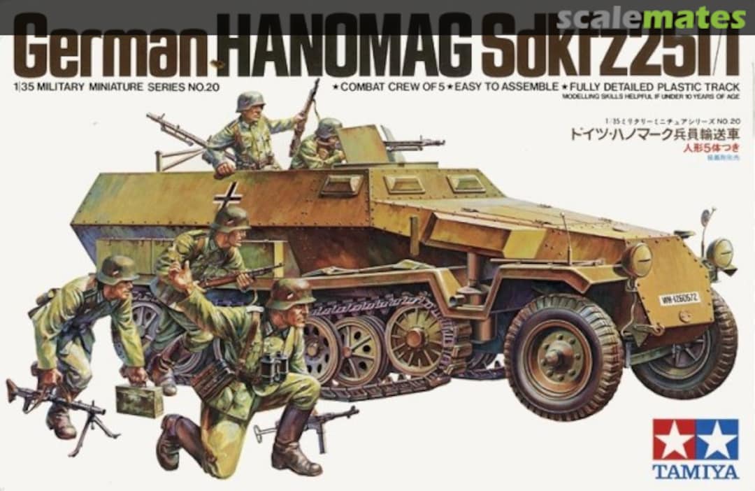 Boxart Hanomag Sd.Kfz. 251/1 35020 Tamiya