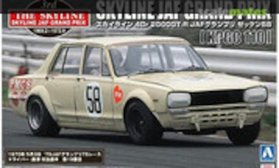 1:24 Skyline 4Dr 2000GT-R JAF GRAND PRIX #58 (PGC10) `70 (Aoshima 008225)