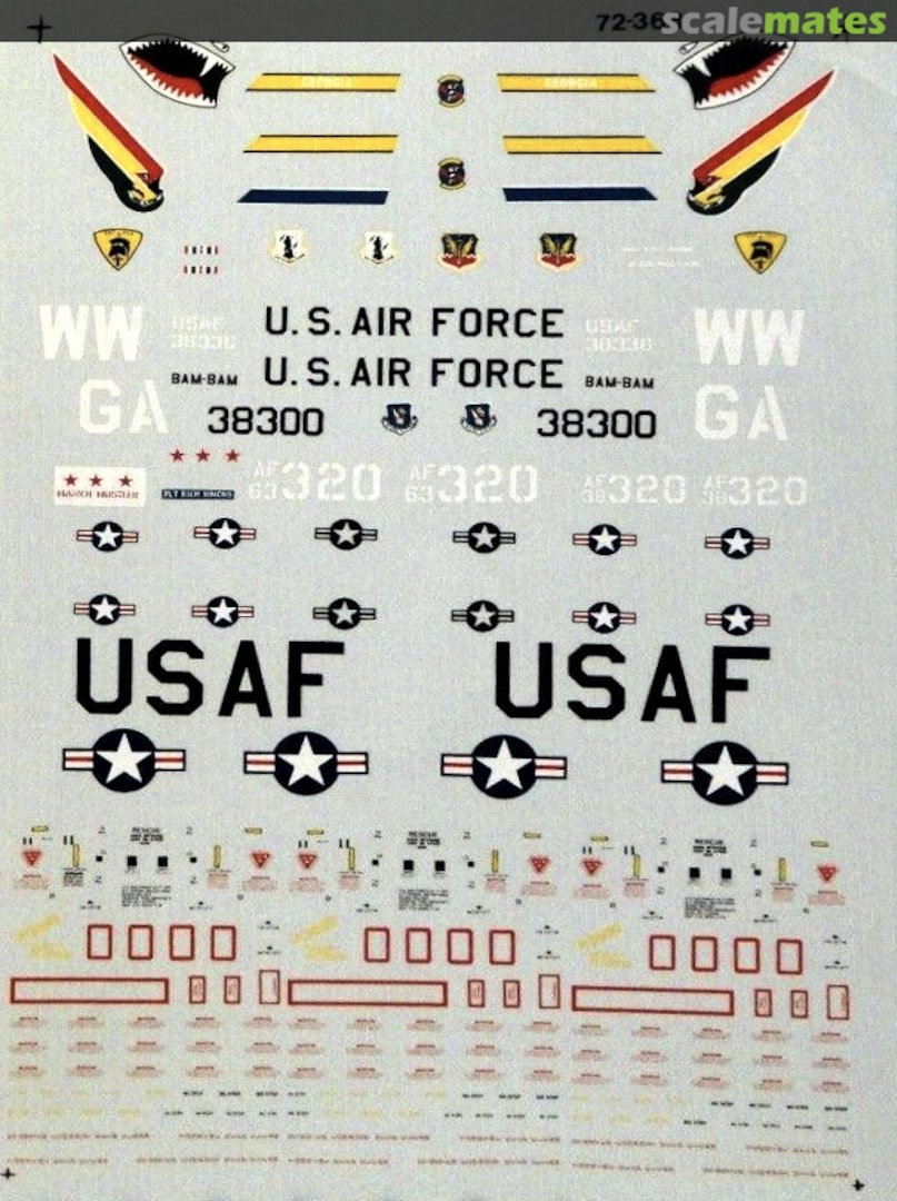 Boxart Republic F-105F/G Thunderchief 72-368 SuperScale International