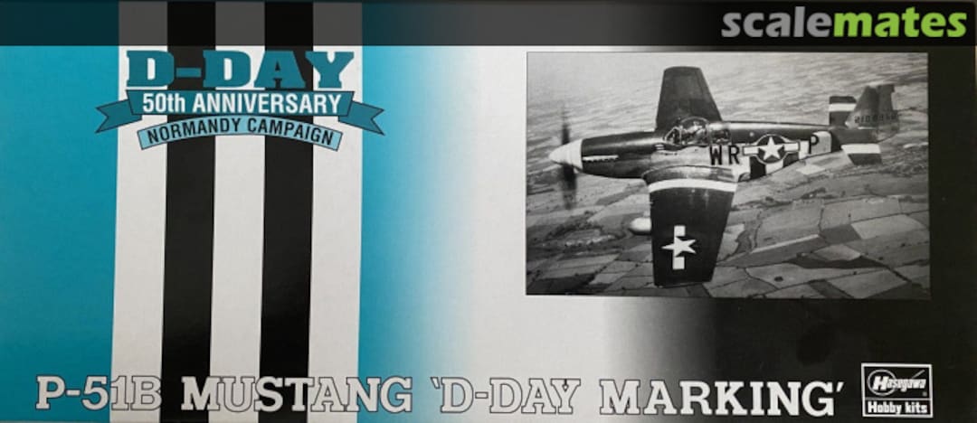 Boxart P-51B Mustang `D-Day Marking´ 51628 Hasegawa