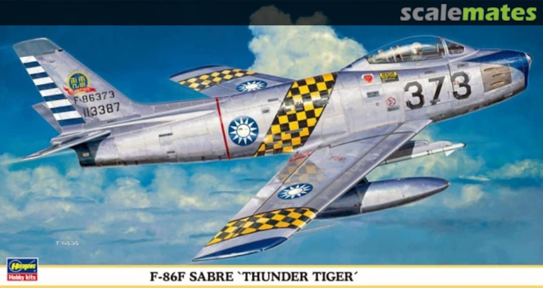 Boxart F-86F Sabre 'Thunder Tigers' 09349 Hasegawa