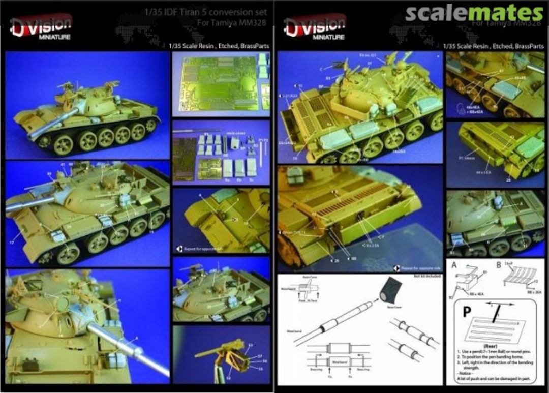 Boxart Tiran 5 Conversion Set DT35-072 Division Miniature