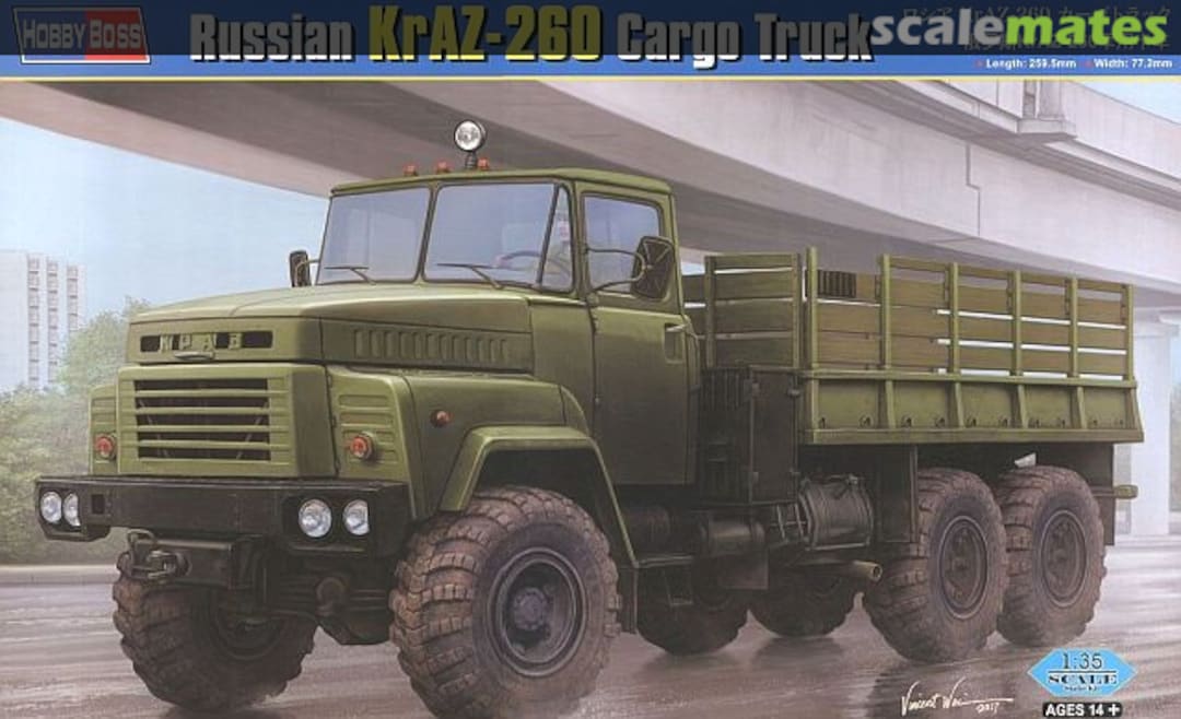 Boxart KrAZ-260 Cargo Truck 85510 HobbyBoss