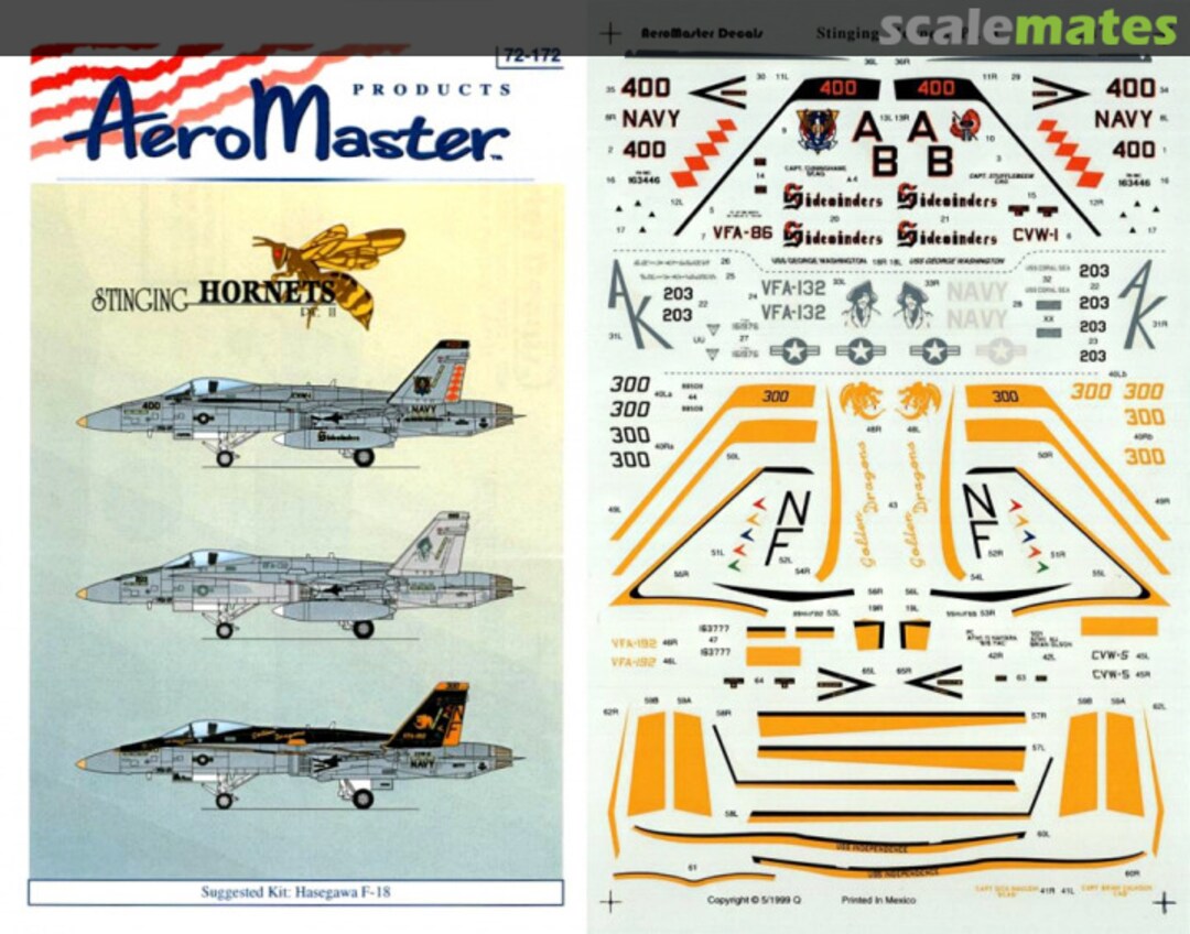 Boxart Stinging Hornets 72-172 AeroMaster