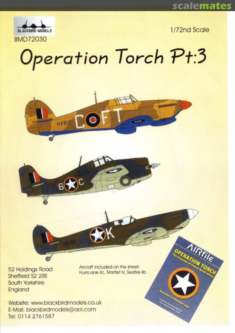 Boxart Operation Torch Part 3 BMD72030 Blackbird Models