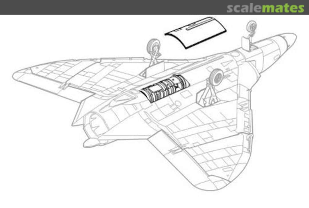 Boxart F4D-1 - engine set 4137 CMK