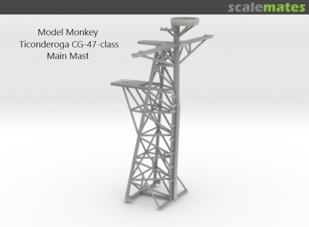 Boxart Ticonderoga CG-47-class Mast 350-CG47 Mast Model Monkey