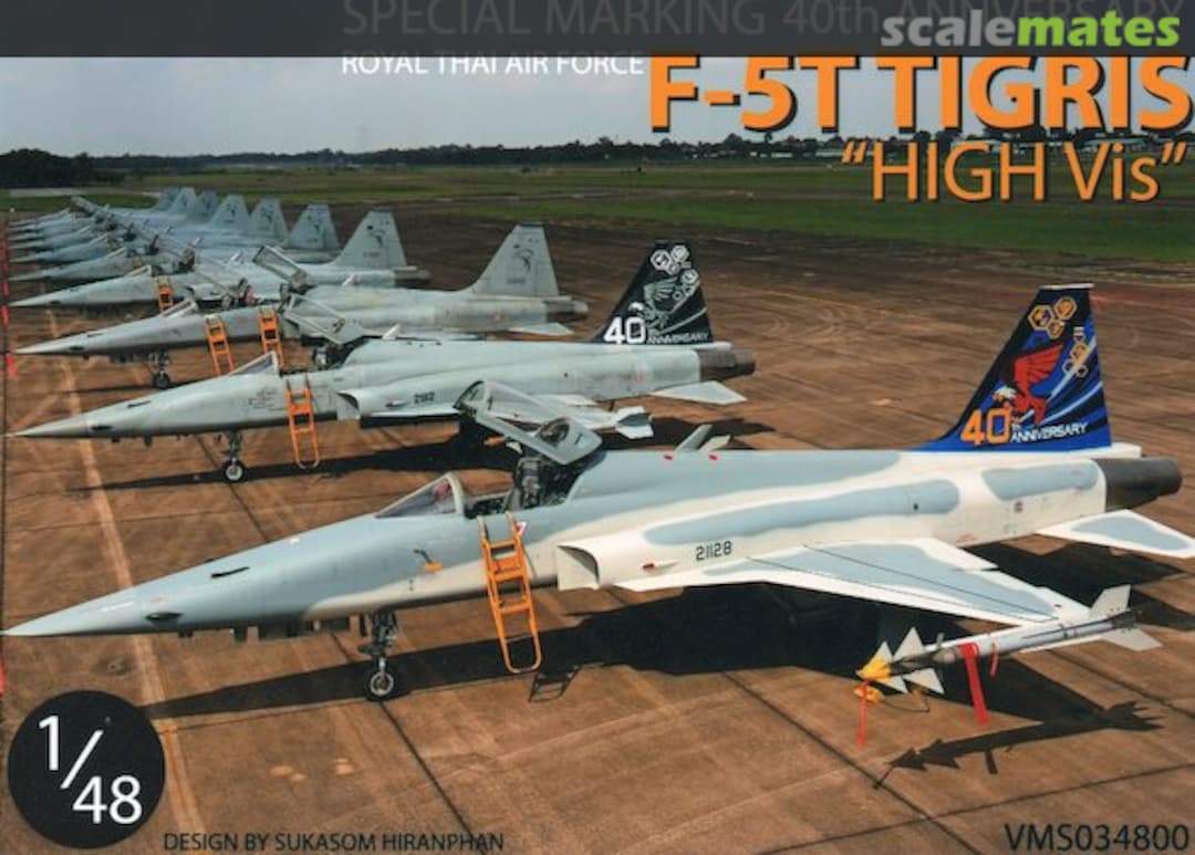 Boxart F-5T Tigris - Royal Thai Air Force VMS0348001 Veha Maestro Decals