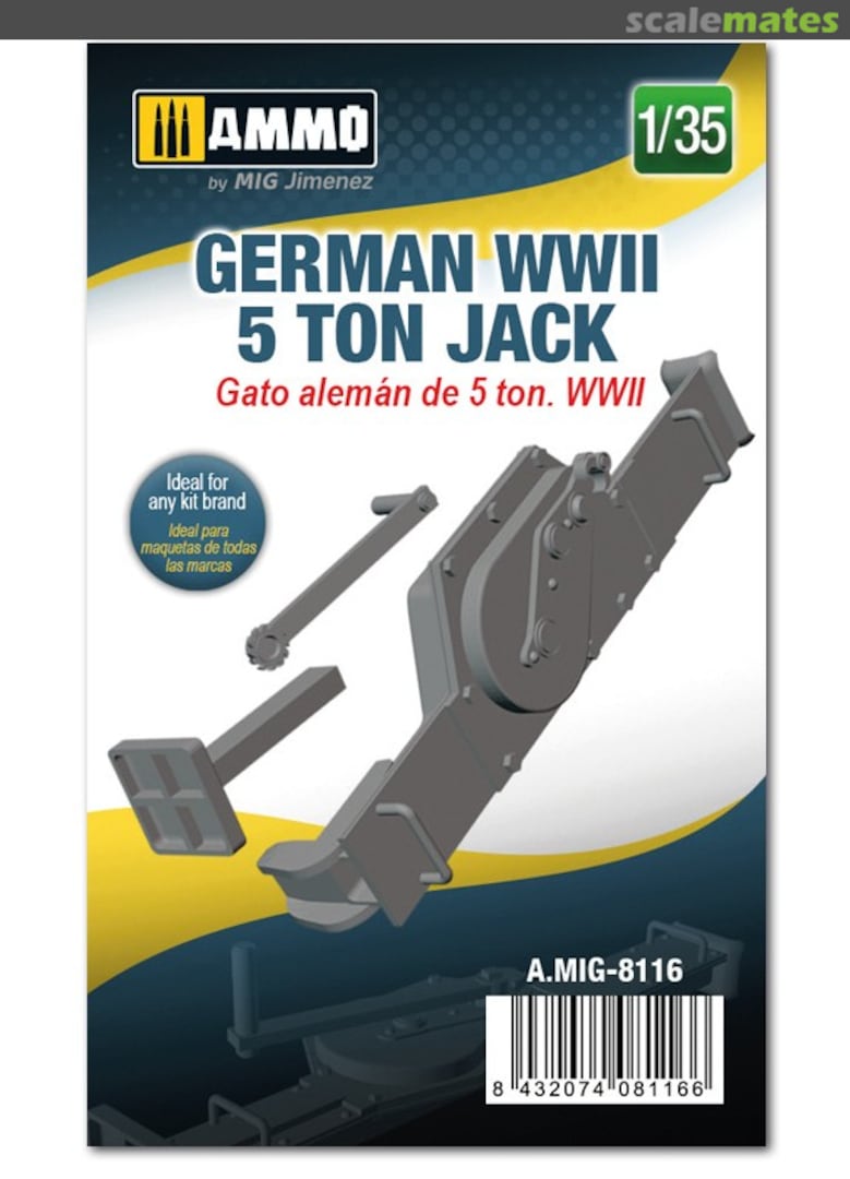 Boxart German WWII 5 ton Jack A.MIG-8116 Ammo by Mig Jimenez