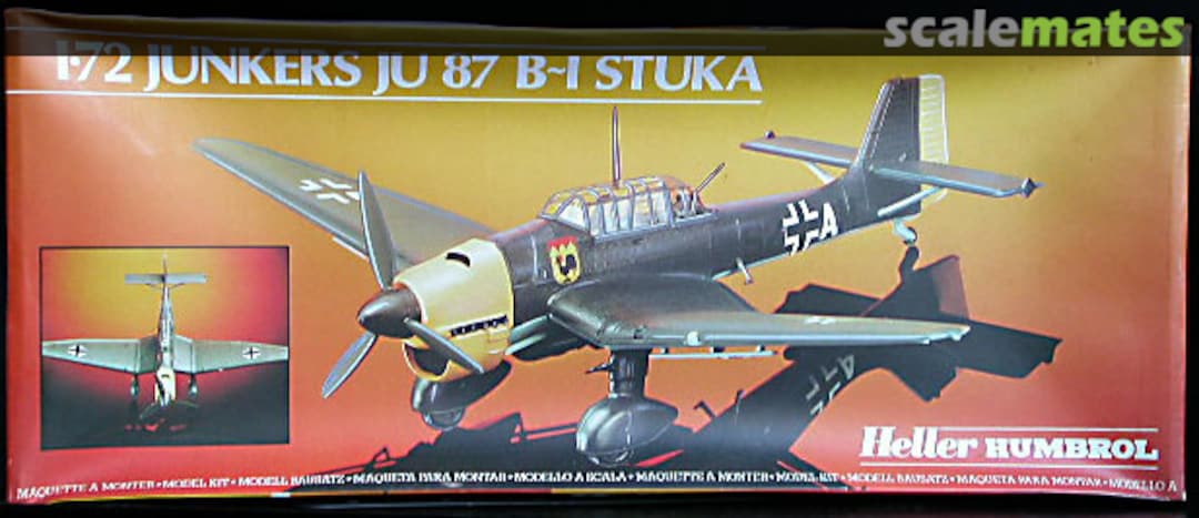 Boxart Junkers Ju 87 B-1 Stuka 80388 Heller Humbrol