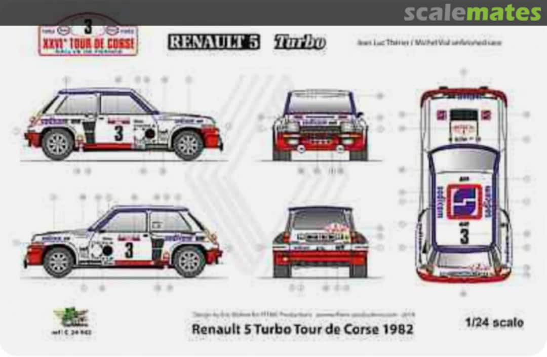 Boxart Renault 5 turbo Sodicam 500 FFSMC Productions