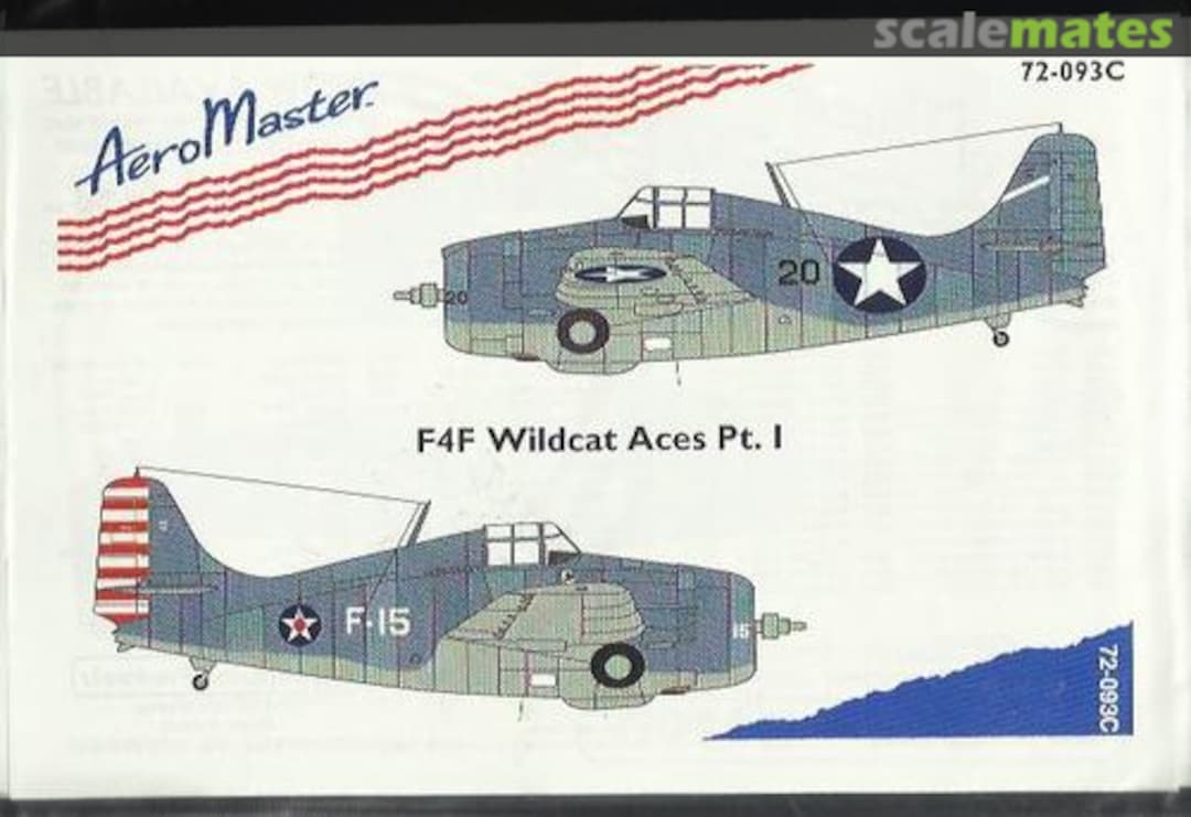 Boxart F4F Wildcat Aces Pt. I 72-093C AeroMaster