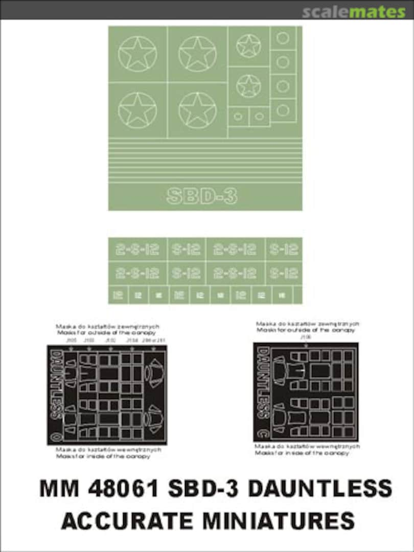 Boxart SBD-3 Dauntless MM48061 Montex