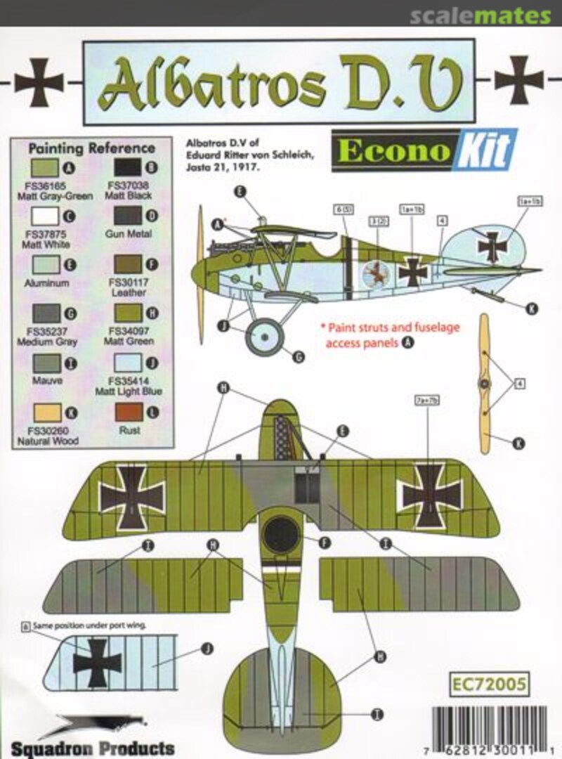 Boxart Albatros D.V 72005 Encore Models