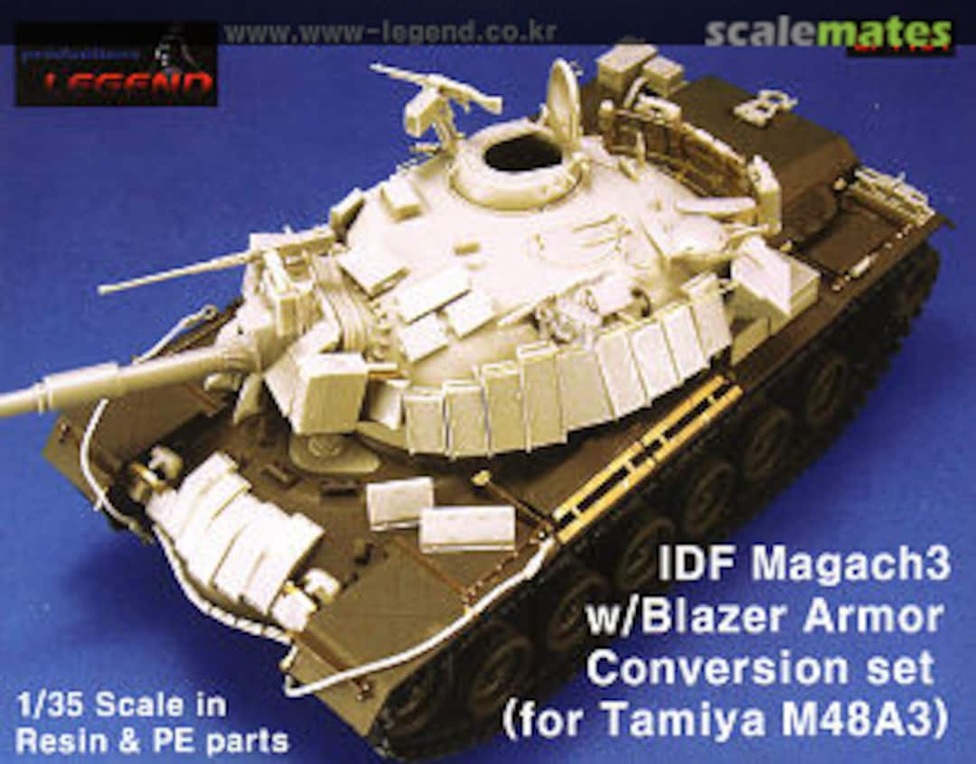 Boxart IDF Magach3 w/Blazer Armor Conversion Set LF1134 Legend Productions