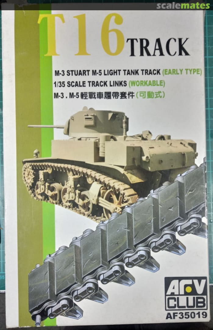 Boxart T16 Track M3/M5/M8 Early type AF35019 AFV Club