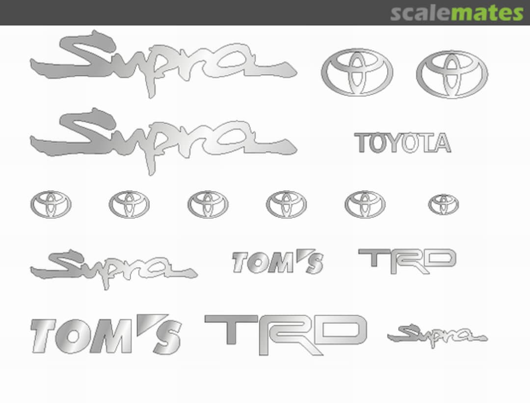 Boxart Toyota Supra Sticker MS-043 A+ Club