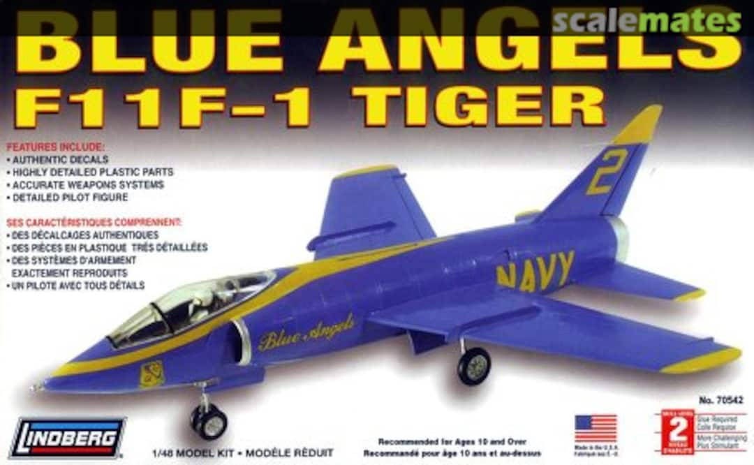 Boxart F11F-1 Tiger 70542 Lindberg