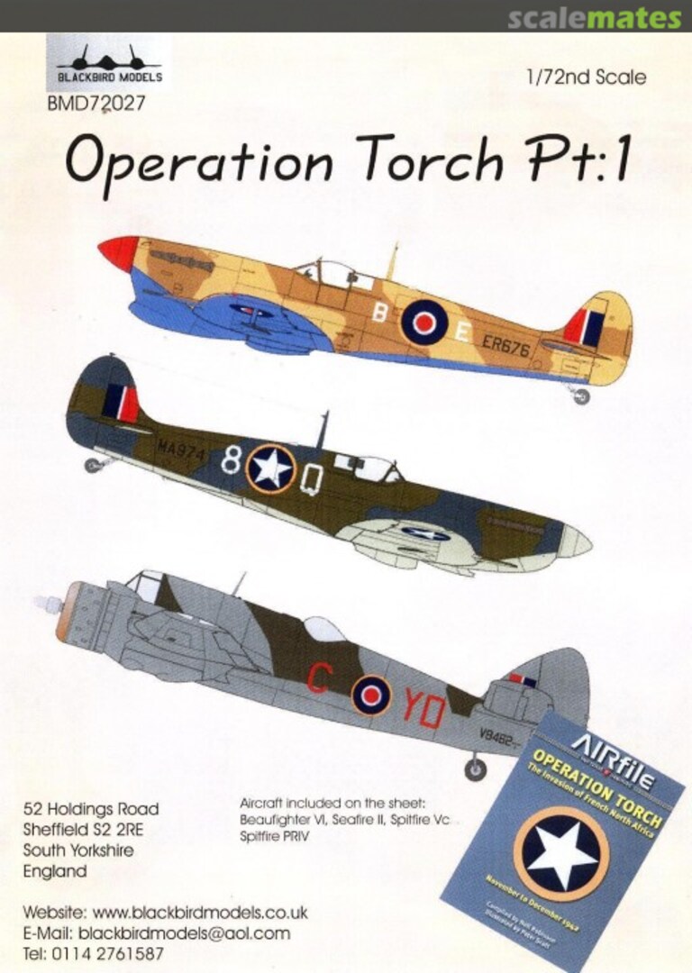 Boxart Operation Torch Part 1 BMD72027 Blackbird Models