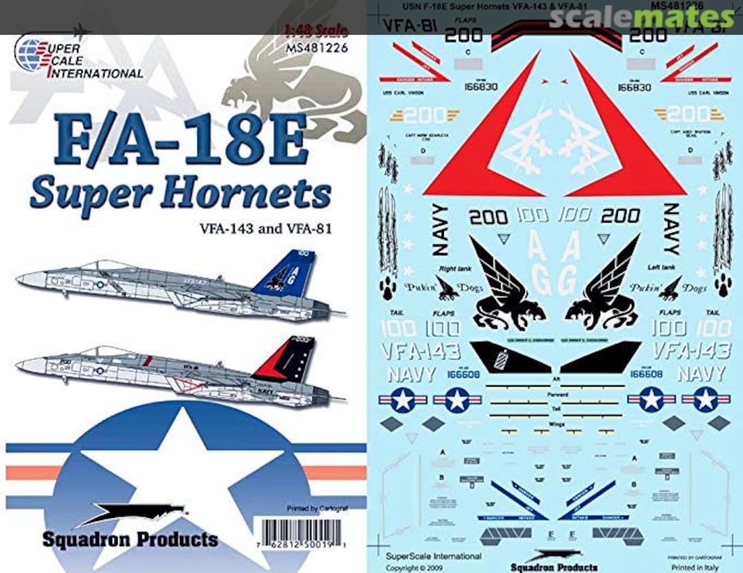 Boxart F/A-18E Super Hornets MS481226 SuperScale International