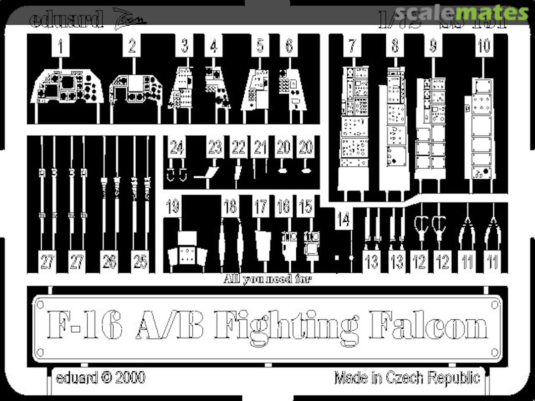 Boxart F-16A/B SS151 Eduard