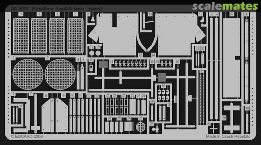 Boxart Panther Ausf. G late 35926 Eduard