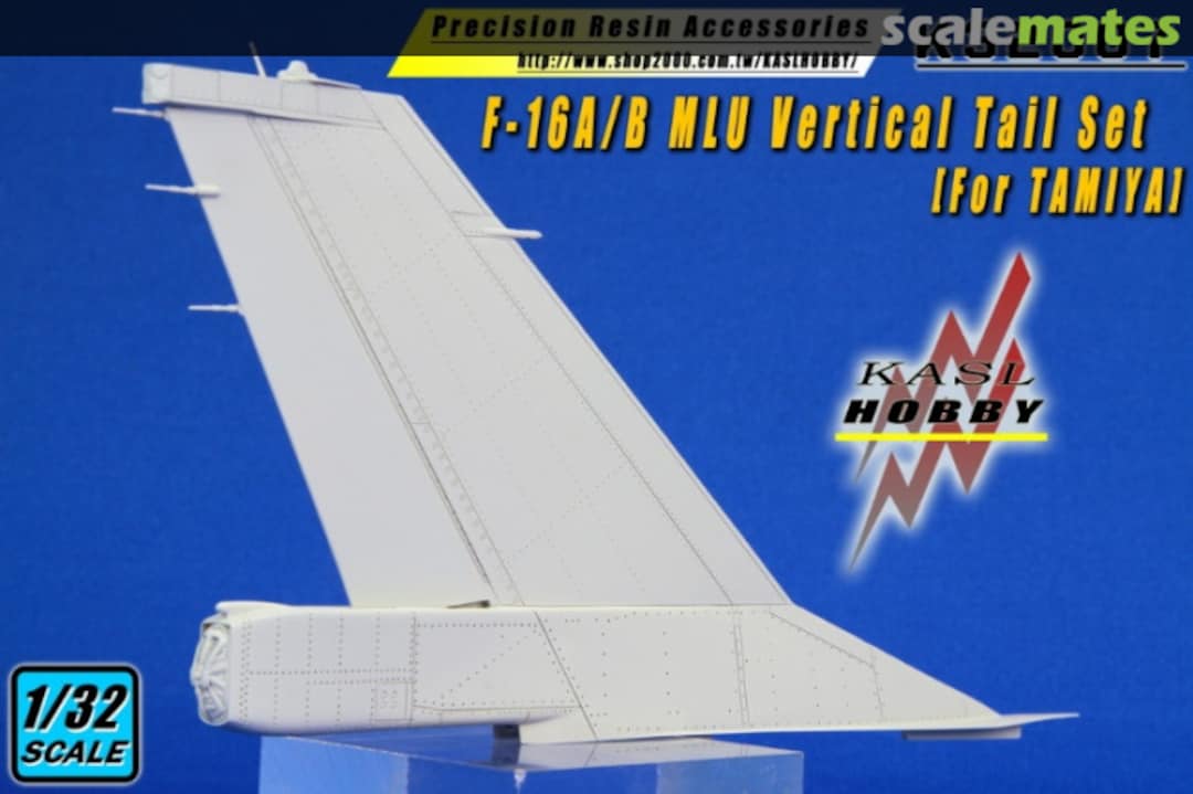 Boxart F-16A/B MLU Vertical Tail Set (Tamiya) K32007 Kasl Hobby