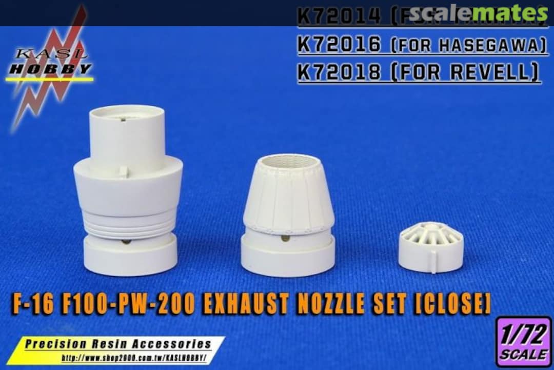 Boxart F-16 F100-PW-200 Exhaust Nozzle Set (Close) (for Revell) K72018 Kasl Hobby