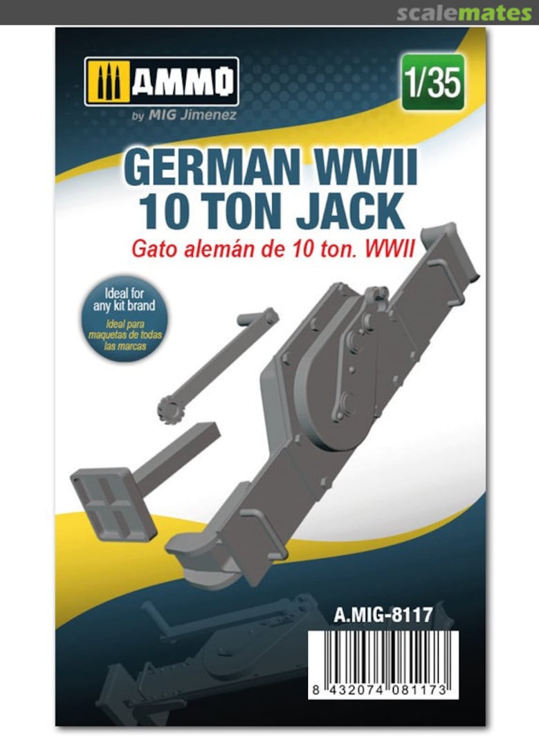 Boxart German WWII 10 ton Jack A.MIG-8117 Ammo by Mig Jimenez