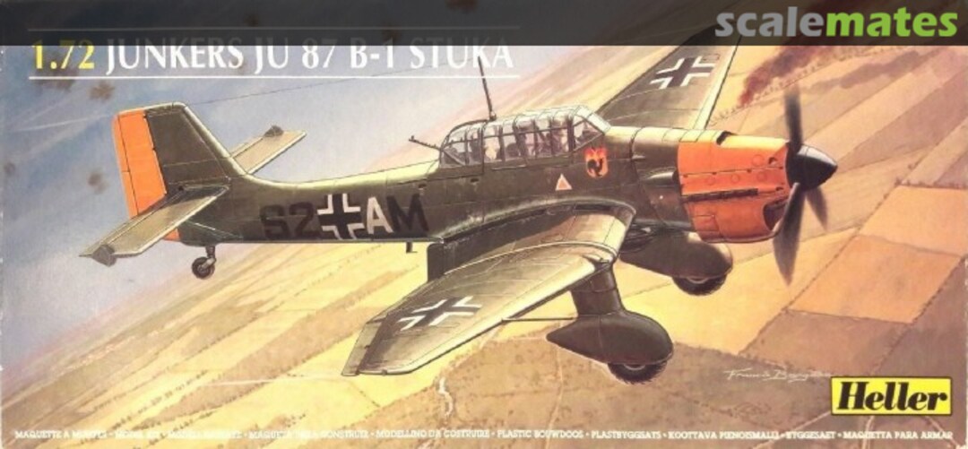 Boxart Junkers Ju 87B-1 Stuka 80388 Heller