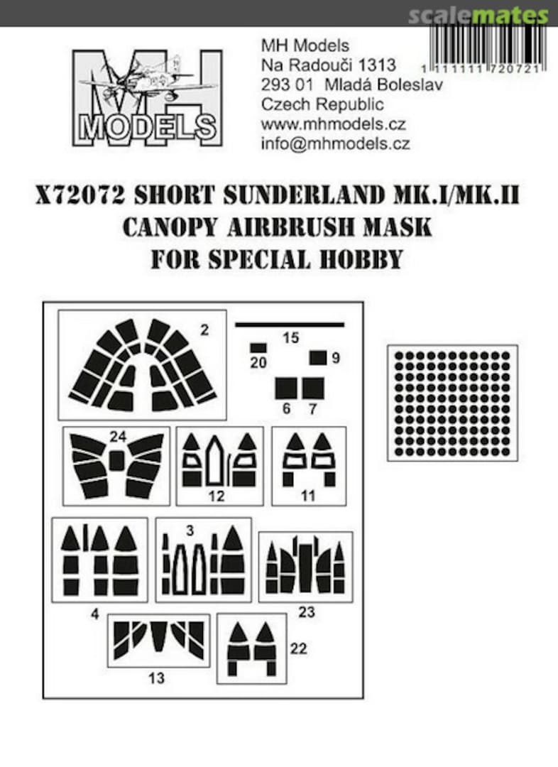 Boxart Short Sunderland Mk.I/ II X72072 MH Models