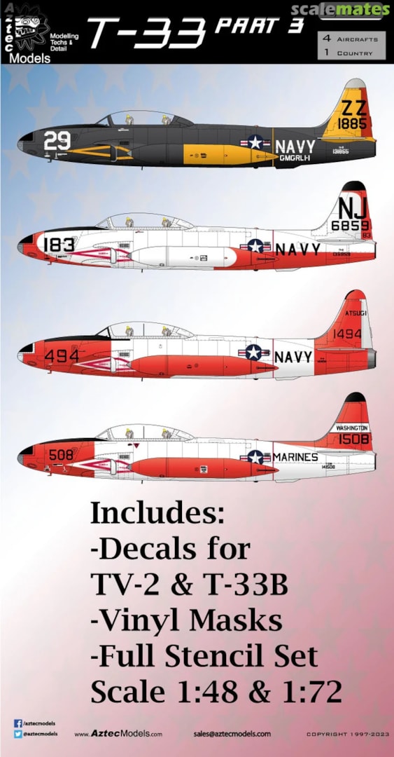 Boxart T-33 Part 3 72-099 Aztec Models