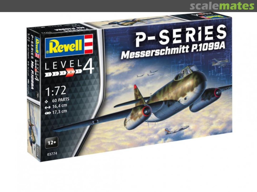 Boxart Messerschmitt P.1099A 03774 Revell