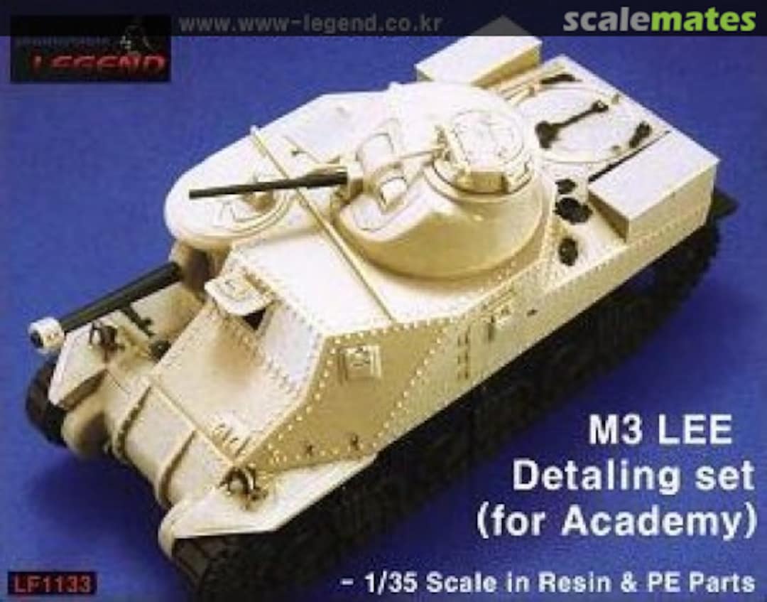 Boxart M3 Lee Detailing Set (For Academy) LF1133 Legend Productions