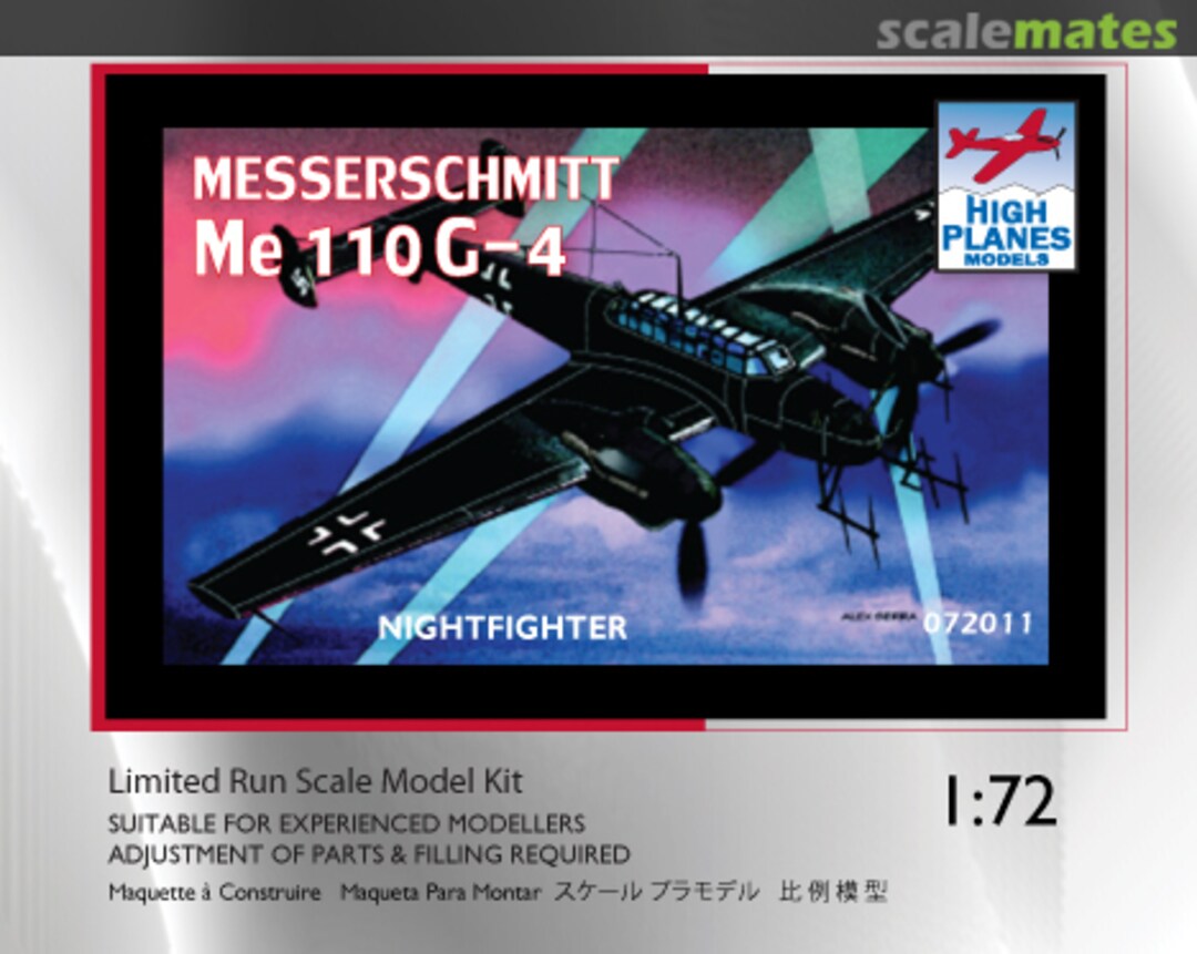 Boxart Messerschmitt Me 110G-4 072011 High Planes Models