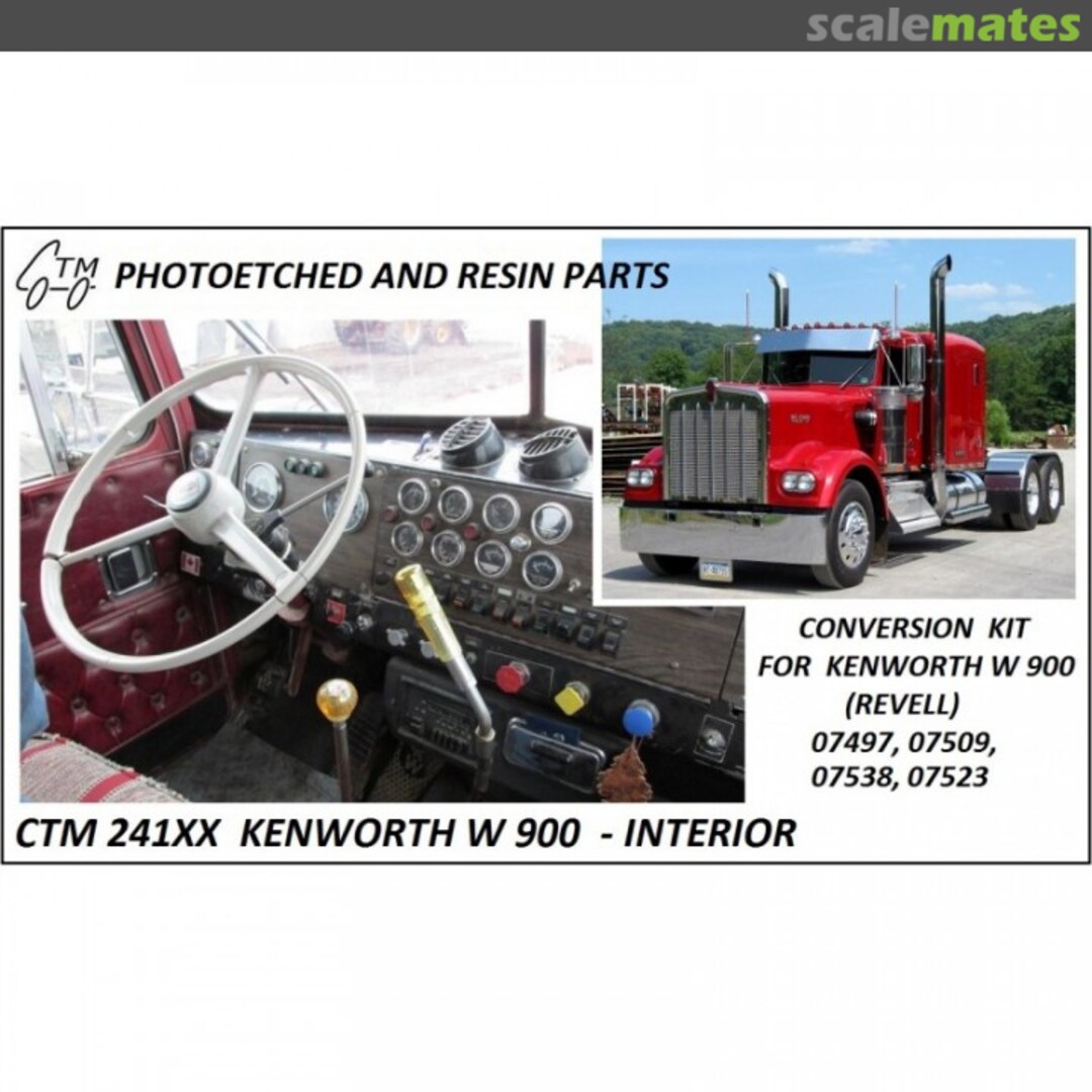 Boxart Kenworth W900 - Interior CTM 24102 Czech Truck Model