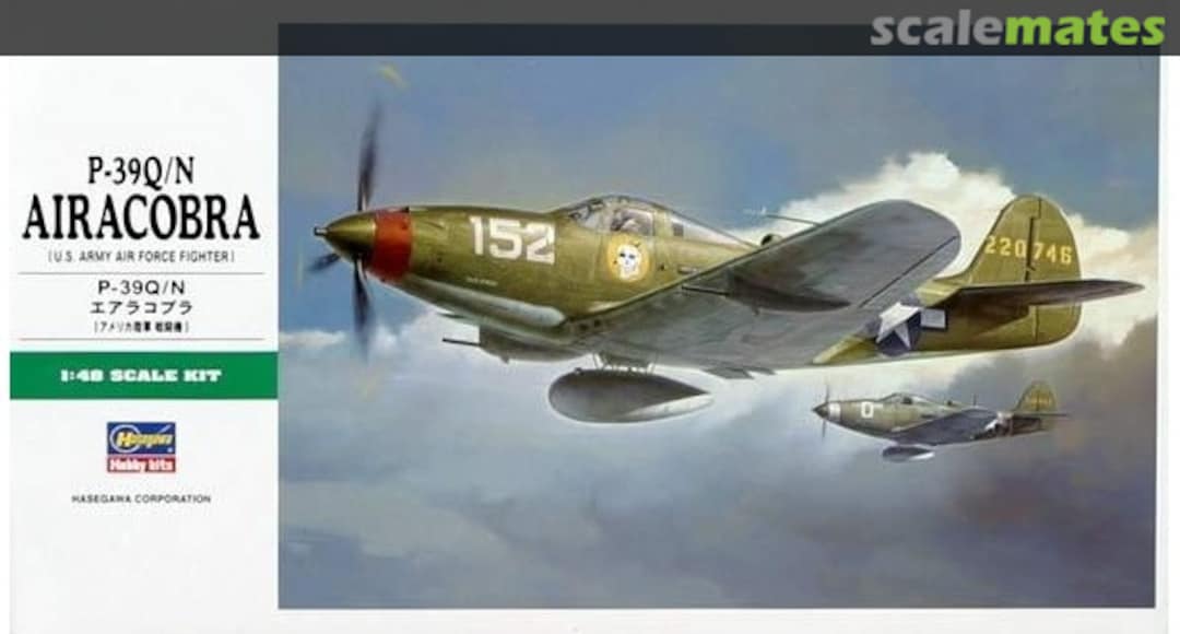 Boxart P-39 Q/N Airacobra 09093 Hasegawa