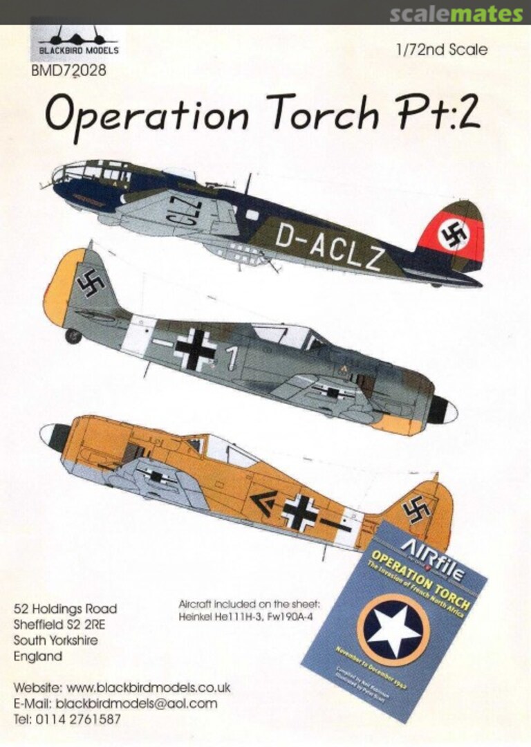 Boxart Operation Torch Part 2 BMD72028 Blackbird Models