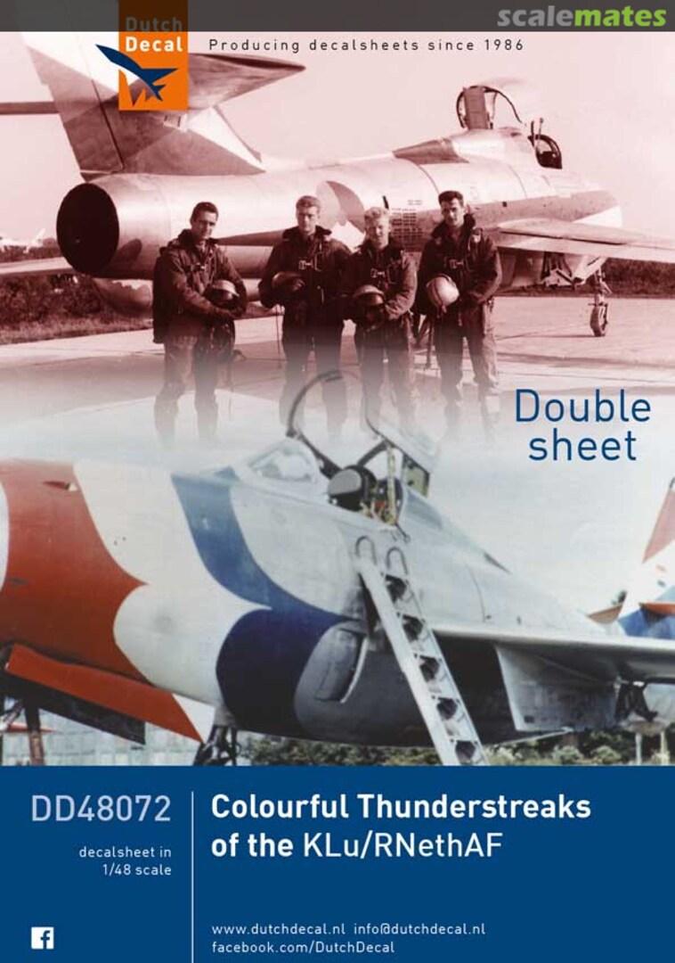 Boxart Colourful Thunderstreaks of the KLu/RNeth/Af DD48072 Dutch Decal