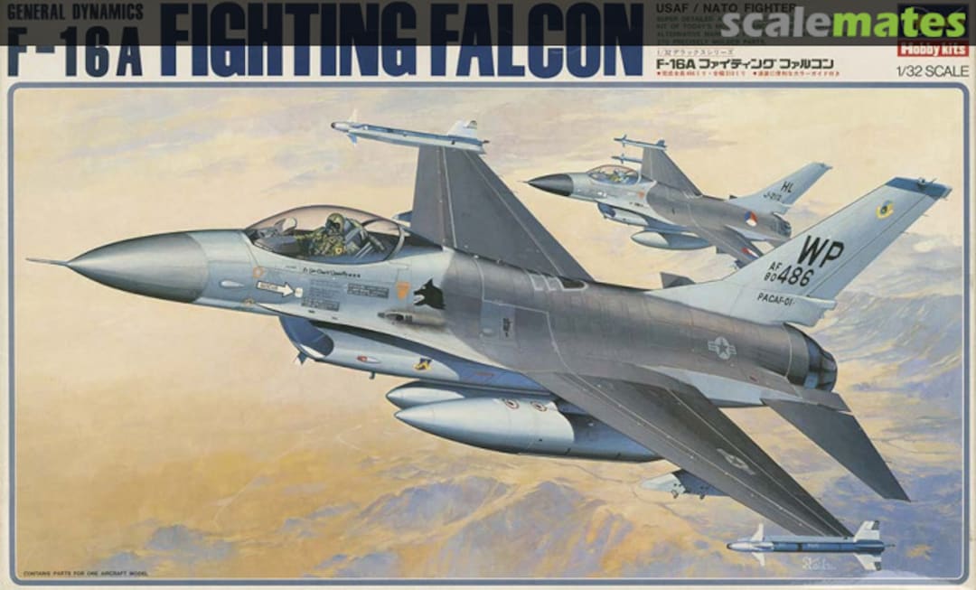 Boxart F-16A Fighting Falcon S026 Hasegawa